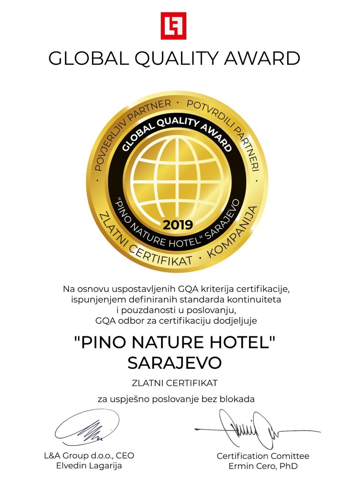 Pino Nature Hotel, BW Premier Collection Сараево Экстерьер фото